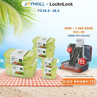 Bộ hộp nhựa đựng thực phẩm LocknLock Smart Keep Fresh Food Container, Hàng chính hãng - JoyMall