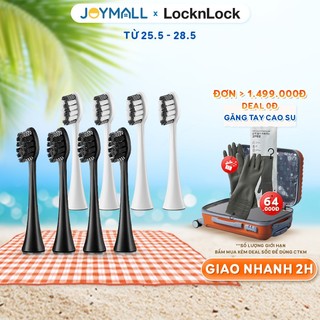 Bộ 4 đầu thay thế ENR546 dùng cho bàn chải điện Lock&Lock ENR346 - Hàng chính hãng màu trắng và màu đen - JoyMall