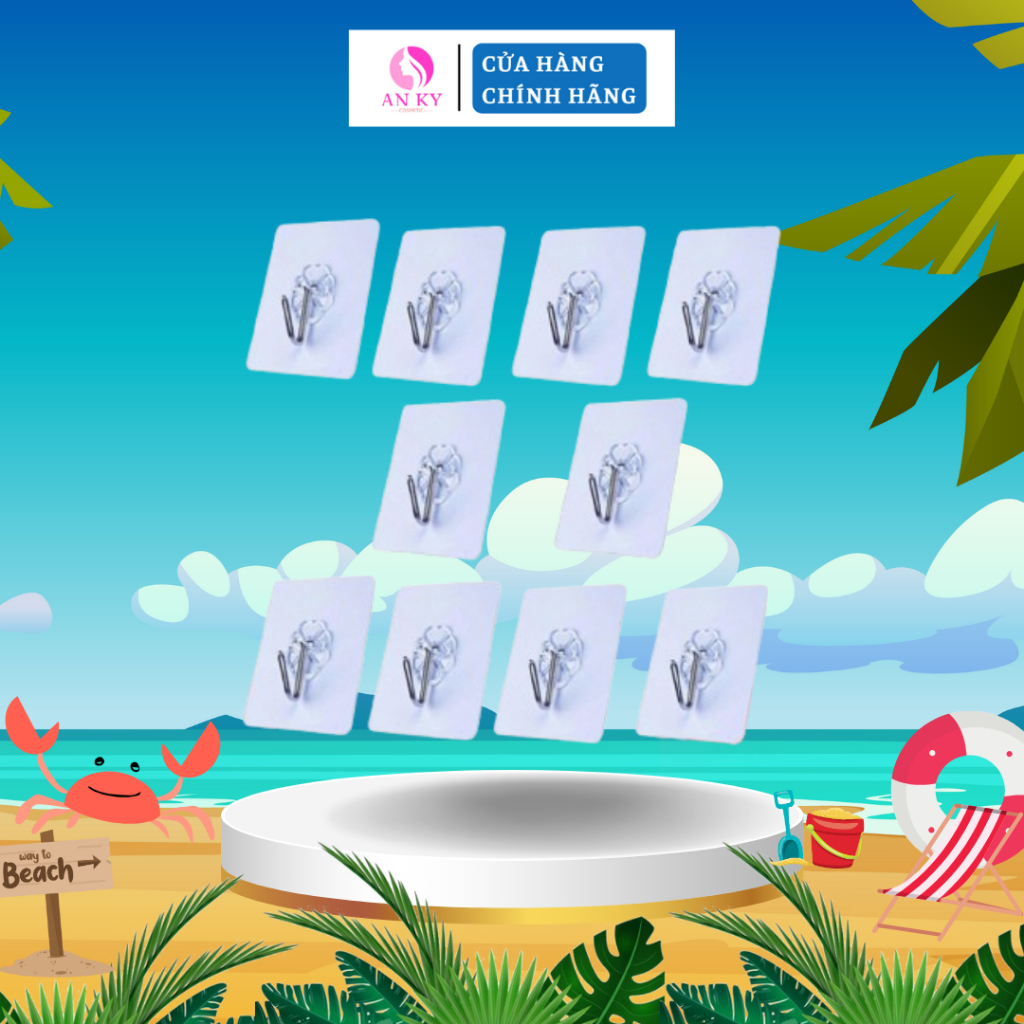 Combo 10 Móc Dán Cường Lực