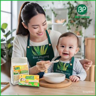 Cháo hạt vỡ ăn dặm cho bé Bình Phương-cháo hạt vỡ cho bé tập ăn thô[Chính hãng Bình Phương]