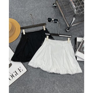 Chân váy Coquette skirt dáng ngắn phối ren đính nơ - Retrostyle- CVdinhno051_P4K1