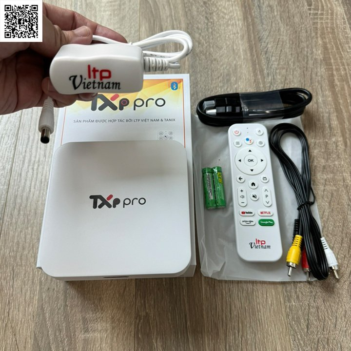 Tivi Box TXP-Pro Plus 5G điều khiển giọng nói xem truyền hình bản quyền