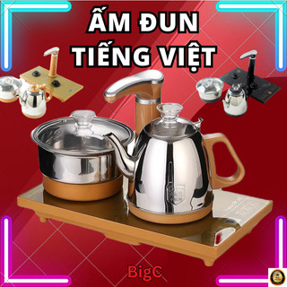 Ấm đun bàn trà điện pha trà tự động bàn trà điện, khay trà đạo, bếp điện pha tra, bàn trà đạo, bàn trà