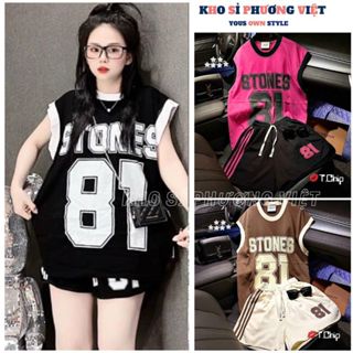  Đồ bộ hè thời trang 3 màu siêu hot in số 81 kiểu dáng thể thao trẻ trung cá tính năng động - KHOSI 