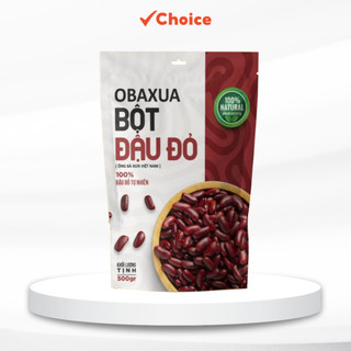Bột đậu đỏ Choice Việt Nam OG015 500gr 100% hữu cơ tẩy tế bào chết trắng da dưỡng ẩm mờ thâm