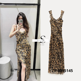 Đầm midi họa tiết da báo TQXK mẫu mới 2024 sang chảnh cá tính gợi cảm | Order
