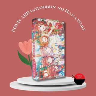 Hộp ảnh postcard Gotoubun no Hanayome The Five Wedded Brides Nhà Có Năm Nàng Dâu anime kèm ảnh dán sticker lomo bưu thiế