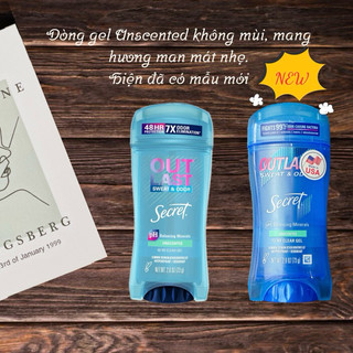 CTS - Gel khử mùi Secret 73g cấp ẩm, dưỡng da nhẹ nhàng GS73