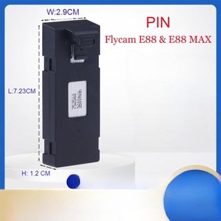 Pin Flycam E88/ E88 MAX dung lượng 1800mAh, 3600mAh và dây sạc 3 chân GIÁ RẺ