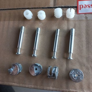 Ốc cam liên kết 3 chi tiết trắng (50 bộ)