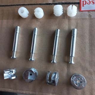 Ốc cam liên kết 3 chi tiết trắng (50 bộ)