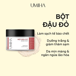 Bột đậu đỏ nguyên chất UMIHA 85G Dưỡng trắng da và tẩy tế bào chết hiệu quả