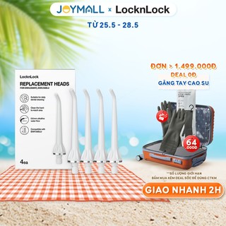 Bộ 4 đầu thay thế máy tăm nước LocknLock ENR126WHT_RB - Hàng chính hãng - JoyMall
