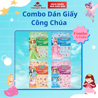 Sách: Combo Dán Giấy Công Chúa