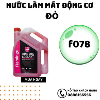 Nước làm giảm nhiệt độ nguyên nhân xe con red color Flamingo F078 5 lít - Hãng cung cấp Chính Thức