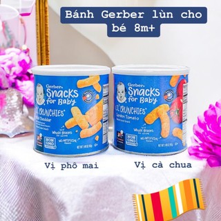 Bánh ăn dặm Gerber lùn dạng que cho bé từ 8m+