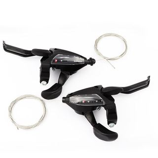 Cặp tay đề tay bấm xả shimano st-ef 500 3x7/ 3x8 speed dành cho xe đạp chính hãng