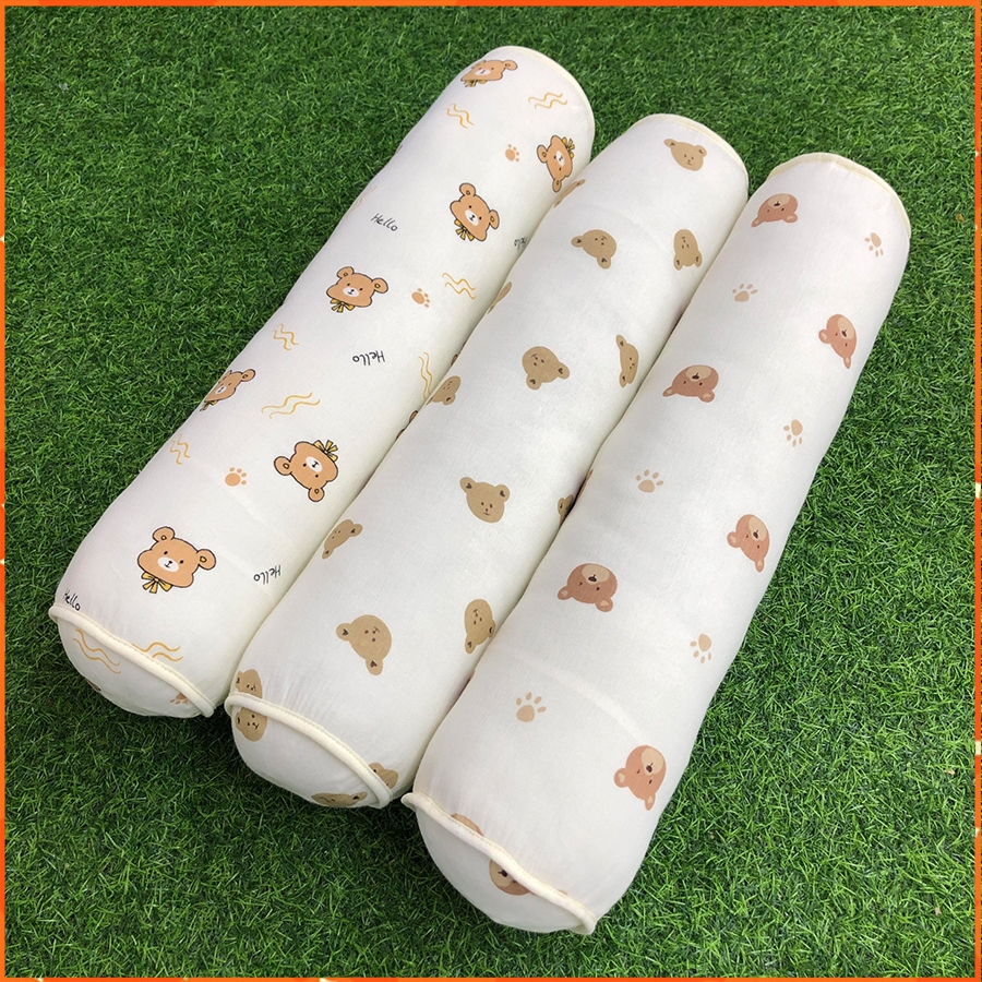 Gối ôm cho trẻ sơ sinh Hahuma vải xô êm mềm, thoáng khí