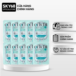 Combo 10 mặt nạ cấp ẩm, giữ ẩm cho da căng tràn sức sống celefit essential mask 23gx10 - ha