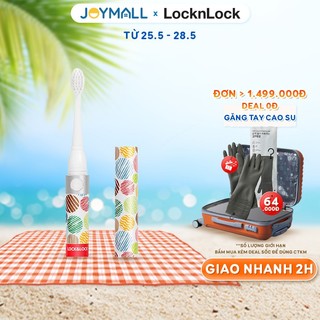 Bàn chải đánh răng điện Lock&Lock dùng pin AAA ENR236 - Hàng chính hãng, không thấm nước, trẻ em dùng được - JoyMall