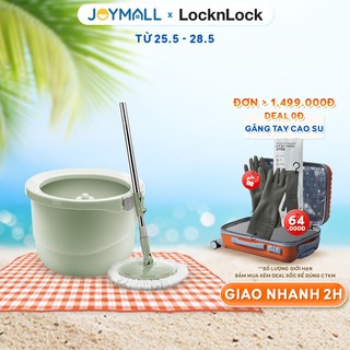 Bộ Cây Lau Nhà LocknLock Tự Vắt Thông Minh Lau Nhà 360 Độ Kèm 4 Bông Lau ETM498MITS2 - JoyMall