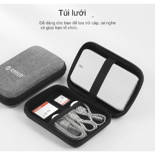 Túi đựng bảo vệ ổ cứng ngoài ORICO PHD-25 ( màu xám)HDD/ SDD, Phụ Kiện Usb, cáp dữ liệu, sạc dự phòng