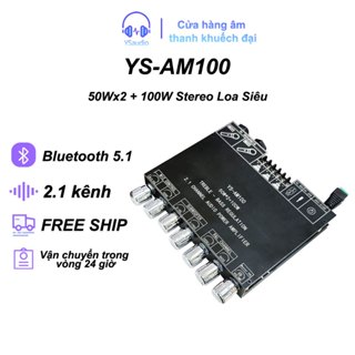 YS-AM100 Bluetooth mạch khuếch đại âm thanh Mạch Khuếch Đại Micro Âm Thanh Tất Cả Trong Một 2.1 Kênh Hỗ trợ karaoke