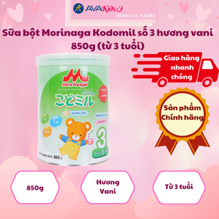 Sữa bột Morinaga số 3 Kodomil hương vani - 850g