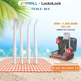 Bộ 4 đầu tăm nước thay thế LocknLock ENR146WHT_RB, Hàng chính hãng, dùng cho máy tăm nước ENR146WHT - JoyMall
