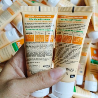 Sữa rửa mặt Acnes Vitamin Cleanser 25g