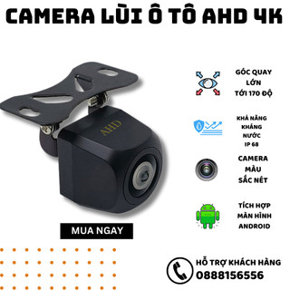 Camera lùi AHD 4K độ phân giải Full HD - Camera lùi AHD 4K tích hợp màn hình android, kết nối dễ dàng tiện lợi