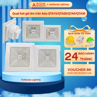 Quạt hút gió âm trần Asia , quạt hút gió, quạt hút mùi bếp, vệ sinh -Lỗ khoét 170, 200, 247, 285m