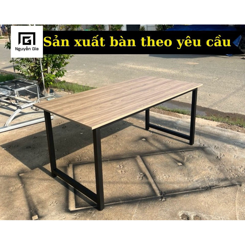 bàn làm việc nhóm 4 người, bàn họp 80x1.6m