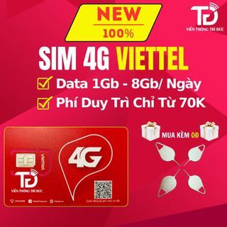 Sim 4g viettel không giới hạn data mxh100/mxh120/mxh150, miễn phí gọi - sử dụng mạng xã hội không giới hạn data