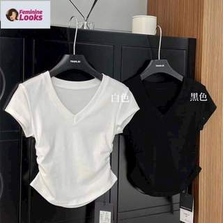 Sét 4 áo cổ tim rúm eo siêu hót VM269