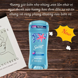 CTS - Gel khử mùi Secret 73g cấp ẩm, dưỡng da nhẹ nhàng GS73
