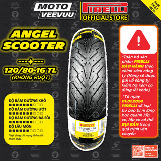 [MTVV] Vỏ lốp xe máy PIRELLI 120/80-16 TL Angel Scooter<END>