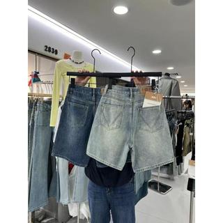 1753 QUẦN SHORT JEANS TRƠN LỬNG