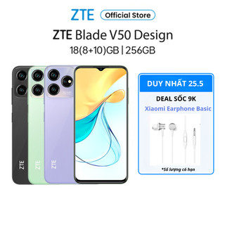  Điện Thoại ZTE Blade V50 Design | 18GB(8GB+10GB)/256GB |6.6'' Full HD+|Octa Core 1.6GHZ | 5000mAh 22.5W