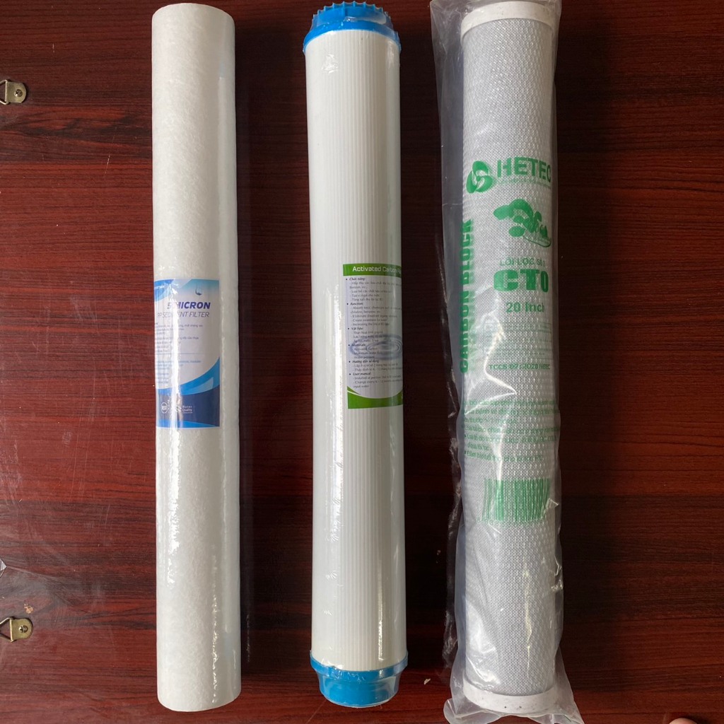 Bộ 123 Lõi Lọc Nước 20inch Dùng Cho Bộ Lọc Thô Công Nghiệp 20inch - DTVSHOP