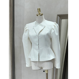 Áo Khoác Tweed Trắng - Madhu Tweed Jacket - Achelois