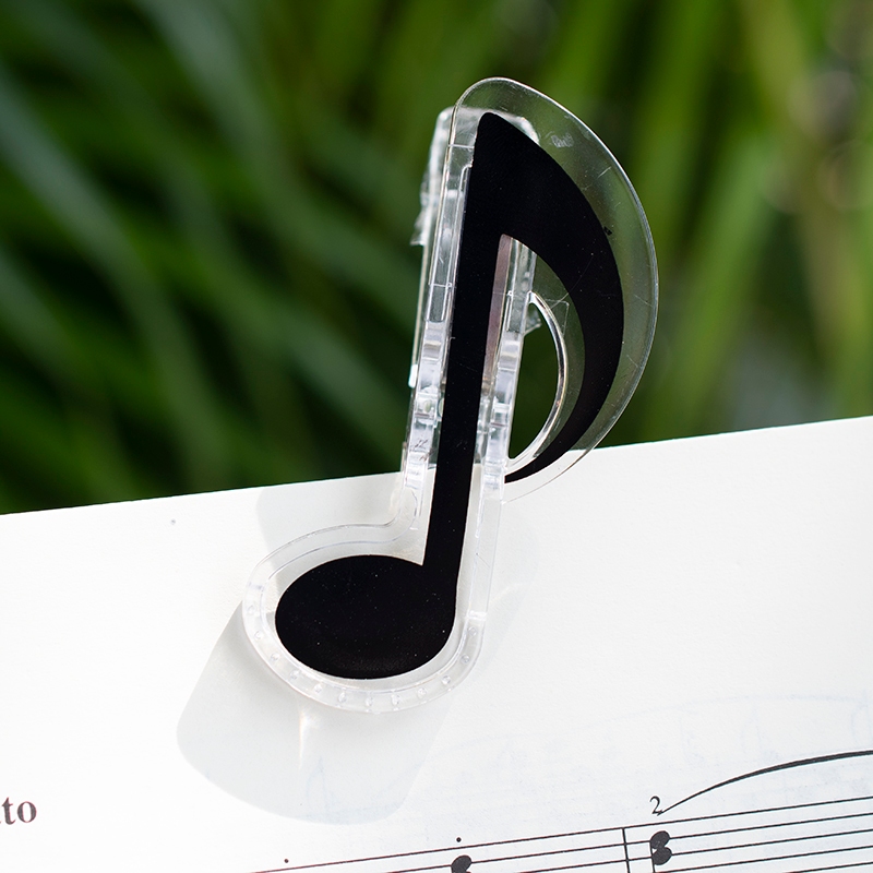 Kẹp giữ cố định bản nhạc - Bora IPJ22 - Black, Music Score Clip, Dành cho tất cả các loại giá để sách nhạc