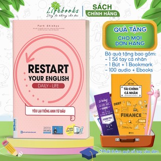 Sách - restart your english - yêu lại tiếng anh từ đầu - học kèm app online