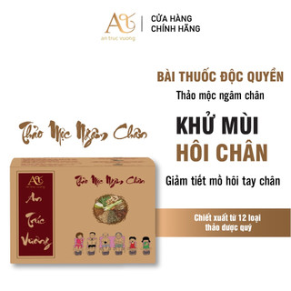 Thảo dược ngâm chân An Trúc Vương giảm mùi hôi chân, ngăn tiết mồ hôi Hộp 20 túi lọc tiện dụng