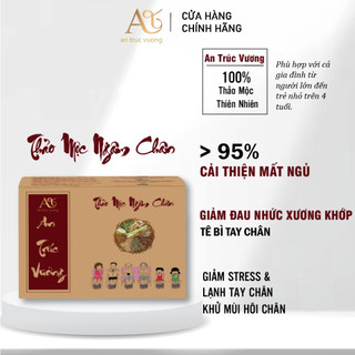 Thảo dược ngâm chân An Trúc Vương Hộp 20 gói dược liệu ngâm chân giúp giảm đau nhức, thải độc cơ thể, ngủ ngon, thư giãn