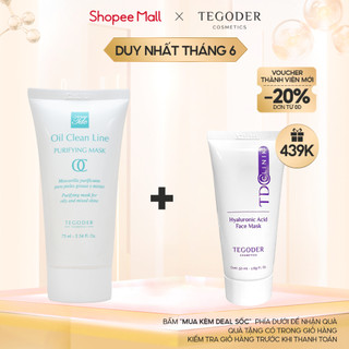 Mặt nạ đất sét trắng kiềm dầu ngăn ngừa mụn Tegoder Purifying mask 75 ml 8956
