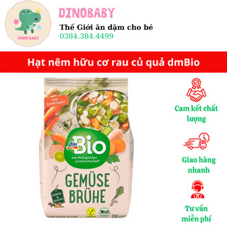 Hạt nêm hữu cơ rau củ quả dmBio gemüse cho bé ăn dặm-290g- Đức-Date 2024