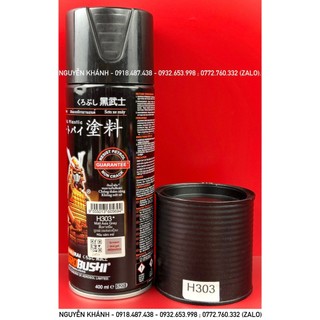 H303-sơn xịt samurai màu xám mờ