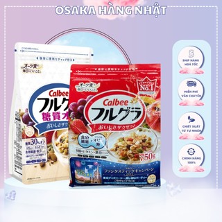 ⚠️Date 2025⚠️ Ngũ Cốc Calbee Hoa Quả Sấy Khô Nhật Bản Các Vị 750g, Ngũ Cốc Calbee Nội Địa Nhật Bản