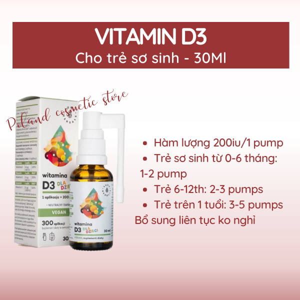 Vitamin ADEK Aura Herbals cho bé bổ sung vitamin D3 hỗ trợ phát triển chiều cao, thị lực